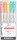ZEBRA Mildliner Brush and Marker Fluorescent Set 5 Pack (79105)