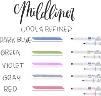 ZEBRA Mildliner Highlighter Cool & Refined Set 5 Pack (78205)