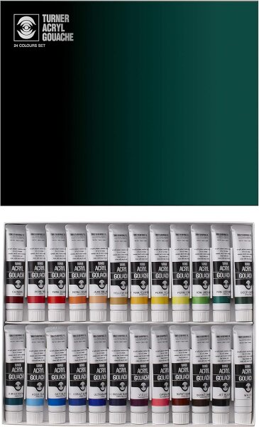 Turner Acryl Gouache Set 24x20ml - basic colours ‎AG02024C