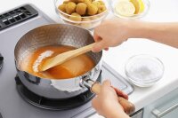 YOSHIKAWA Yukihira Saucepan-Kochtopf 2.8L 22cm Silber YH6754