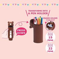 LIHIT LAB. Kawaii Stand-Stiftetui Punilabo Pinguin A7712-10