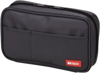 LIHIT LAB Stifteetui Buch Typ Schwarz A7551-24