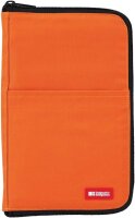 LIHIT LAB Stiftemäppchen flach Typ breit Orange A7653-4
