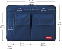 LIHIT LAB Bag-in-bag Innentasche A5 schwarz A7553-24