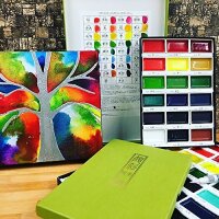 Kuretake Gansai Tambi Aquarellfarben 12 Farben Set MC20/12V