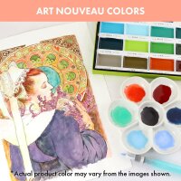 Kuretake Gansai Tambi Aquarellfarben 24 Farben Set Art Nouveau (Jugendstil) Farben MC20/24VNW