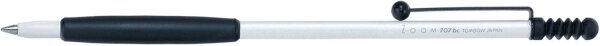 Tombow ZOOM 707 Kugelschreiber mit Geschenkverpackung weiß/grau/türkis  BC-1000ZS3