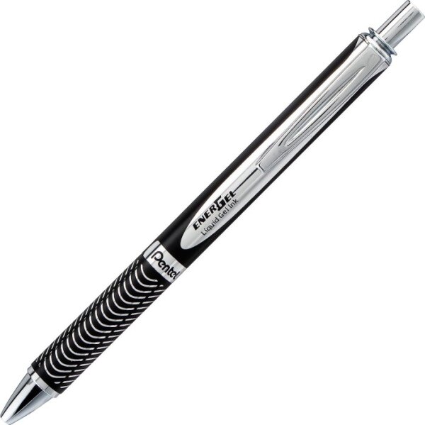 Pentel Gelschreiber EnerGel Sterling Schwarz mit Geschenkbox  BL407A-BOX