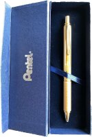 Pentel Gelschreiber EnerGel Sterling Gold mit Geschenkbox  BL407X-BOX