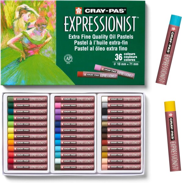 SAKURA CRAY-PAS EXPRESSIONIST Ölpastellkreiden  36 Farben XLP36A