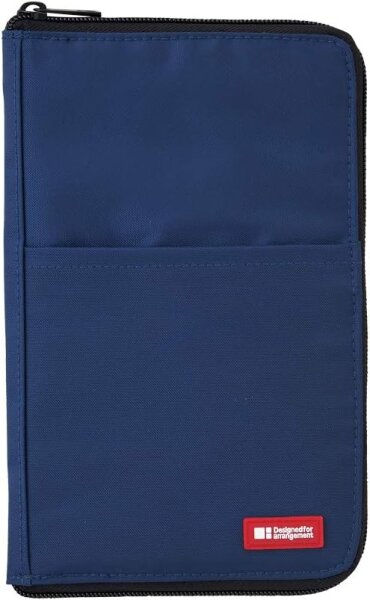 LIHIT LAB Stiftemäppchen flach Typ breit Indigo A7653-11