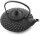 Iwachu Nanbu Tekki Teekanne Kanbin Schwarz 500 ml Kyusu Hira Arare TT13001BK