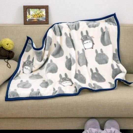MARUSHIN Plaid Big Totoro Silhouette 70 x 100 cm Decke – My Neighbor Totoro