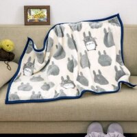 MARUSHIN Plaid Big Totoro Silhouette 70 x 100 cm Decke...