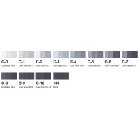 Too Copic Classic Marker Set Cool Gray (CG) 12 Stück professionelle Layoutmarker alkoholbasiert