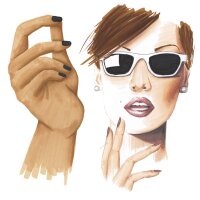 Too Copic Ciao Marker Set Porträtfarben 12 Stück Allround Layoutmarker für Anfänger