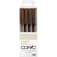 Too Copic Multiliner Set Sepia 4 Stück in...