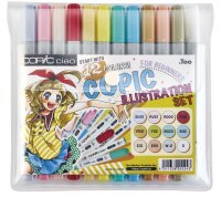 Too Copic Ciao Marker Set 12 Stück mit Buch...