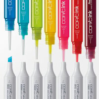 Too Copic Ciao Marker Set 12 Stück mit Buch "Start with 12 colors" Englisch