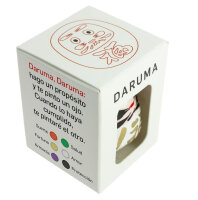 Tierra Zen KP16 Weißer traditioneller DARUMA Liebe klein 4,5cm