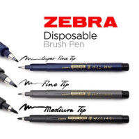 ZEBRA Brush pen Mittel Dunkelgrau Tinte Schwarz WF3