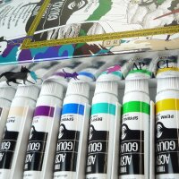 Turner Color Acryl-Gouache 12 Farben Nakazawa Yusuke Set...