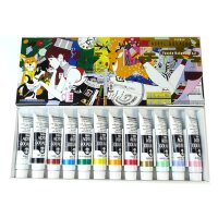 Turner Color Acryl-Gouache 12 Farben Nakazawa Yusuke Set...
