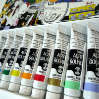 Turner Color Acryl-Gouache 12 Farben Nakazawa Yusuke Set AG12C 11ml