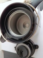 Gebraucht - Wie NEU- Hario V60 Wärmespeichernder Edelstahl-Server 600 - weiß VHS-60W