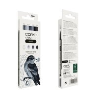 Too Copic Ciao SHADE Set Dark Cool Gray 4 Stk. Twin...