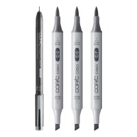 Too Copic Ciao SHADE Set Dark Cool Gray 4 Stk. Twin Marker 0,5 mm