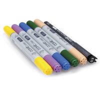 To Copic Ciao Marker 5+1 Set Manga 1 5 Allround-Layoutmarker inkl. 1 Multiliner 0,3 mm