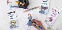 Too Copic Ciao Marker 5+1 Set Manga 1 5 Allround-Layoutmarker inkl. 1 Multiliner 0,3 mm
