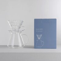 -Verpackung beschädigt- Hario V60 Glas-Brühset...