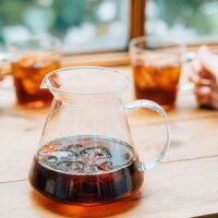 -Verpackung beschädigt- Hario V60 Glas-Brühset 600 ml transparent S-VGBK-02-T1