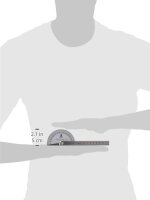 Shinwa Messwinkel Zwei-Stab-Typ Nr. 19 Silber 62490