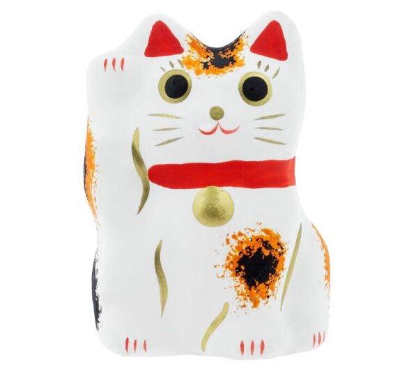 Tierra Zen KPM01 Maneki Neko Calico - Dreifarbig Glücksbringer 5cm
