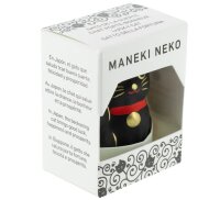 Tierra Zen KPM03 Maneki Neko Kuro - Schwarz Schutz 5cm