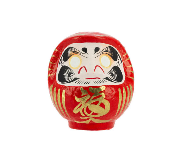 Tierra Zen KP61 Rotes traditionelles Daruma - Glück 12 cm