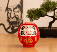 Tierra Zen KP61 Rotes traditionelles Daruma - Glück 12 cm