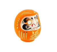 Tierra Zen KP62 Traditionelles Daruma Orange -...