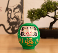 Tierra Zen KP65 Grünes traditionelles Daruma - Gesundheit 12 cm