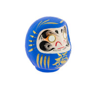 Tierra Zen KP66 Blaues traditionelles Daruma -...