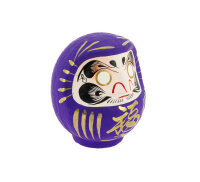 Tierra Zen KP67 Lila Traditionelles Daruma - Harmonie, 12 cm