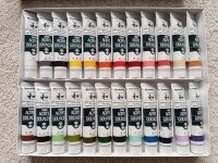 Turner Acryl Gouache Set Japanesque colours 24x20ml ‎AGJ0002 Gebraucht - Verpackung beschädigt-