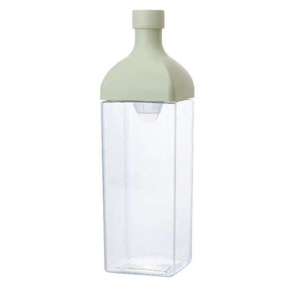 Gebraucht -Wie NEU- HARIO Ka-Ku Tea Bottle Kaltgebrühte Teeflasche Rauchgrün 1200ml  KAB-120-SG