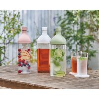 Gebraucht -Wie NEU- HARIO Ka-Ku Tea Bottle Kaltgebrühte Teeflasche Rauchgrün 1200ml  KAB-120-SG
