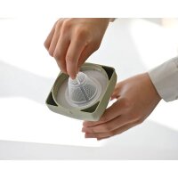 Gebraucht -Wie NEU- HARIO Ka-Ku Tea Bottle Kaltgebrühte Teeflasche Rauchgrün 1200ml  KAB-120-SG