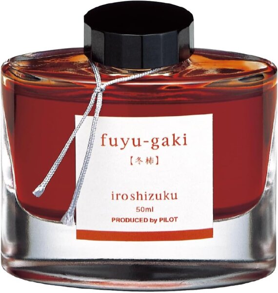 Gebraucht -Wie NEU- Pilot Iroshizuku Tinte für Füllfederhalter Fuyu-gaki Orangetöne 50 ml Flasche 1150FG