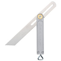 Gebraucht - Sehr GUT- Shinwa 33919 Schmiege Schiebewinkel SB-8 – 8 Zoll 200 mm aus Edelstahl